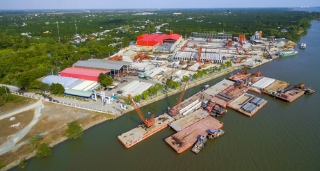 KCN Bình Minh (Vĩnh Long). Ảnh: NGUYỄN VINH HIỂN
