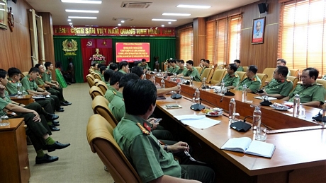 Lực lượng an ninh mạng và phòng, chống tội phạm các tỉnh, thành phố ĐBSCL hội ý trao đổi nghiệp vụ.