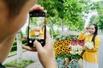 Chở mùa thu Hà Nội về sông Tiền