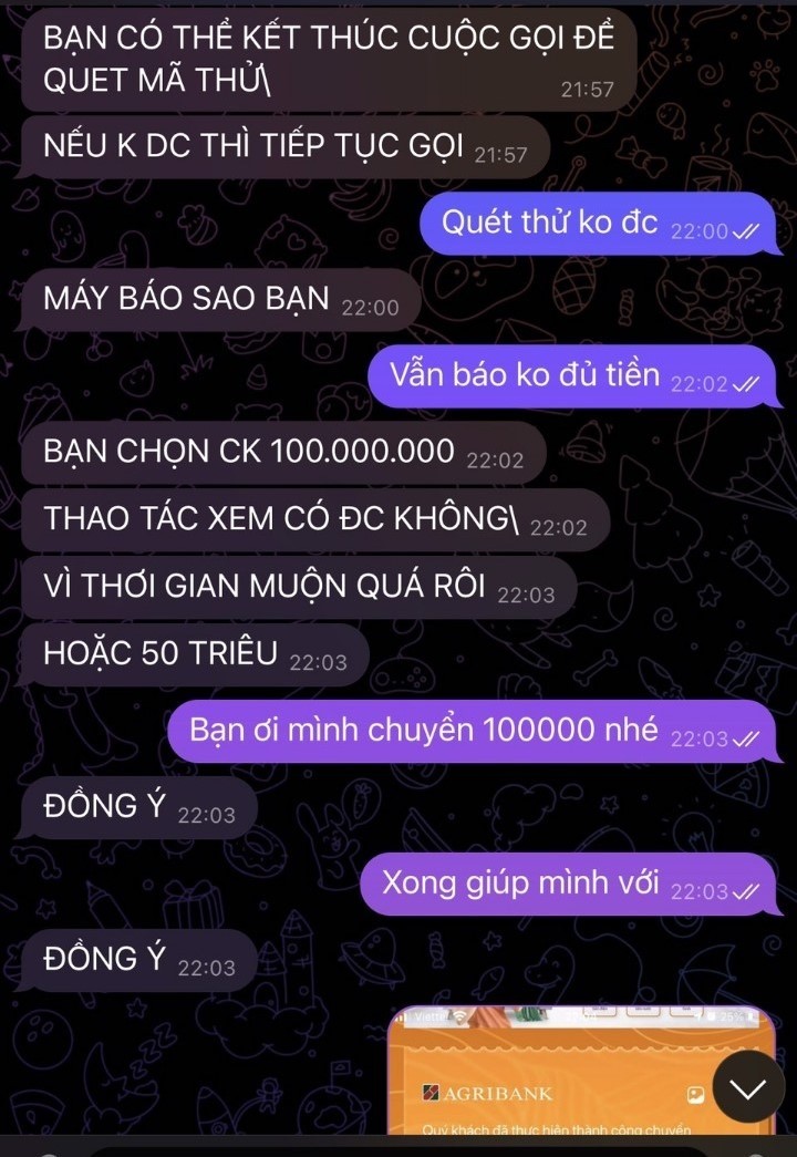 Một trong các ứng dụng lừa đảo