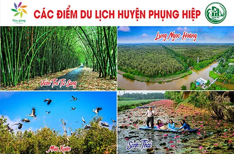 Tuyên truyền, quảng bá du lịch trên địa bàn huyện Phụng Hiệp đang được đẩy mạnh, nhằm thu hút du khách dịp cuối năm.